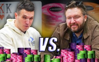 反转再反转!从翻前4bet到河牌all in,口袋7大战同花JT