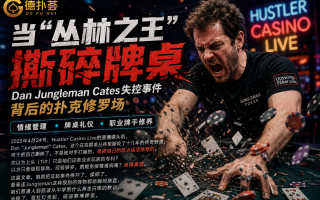 【会员】当”丛林之王”撕碎牌桌 Dan Jungleman Cates失控事件背后的扑克修罗场