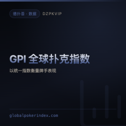 【数据】GPI 全球扑克指数