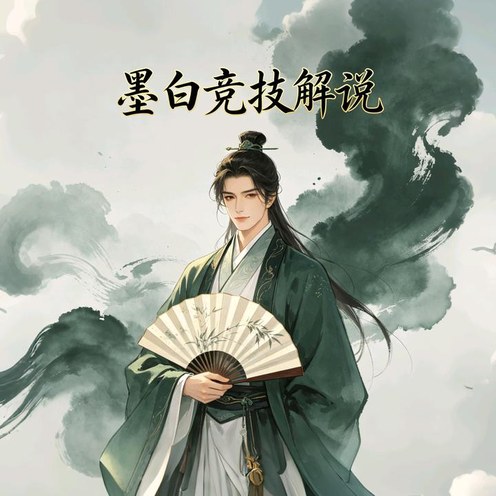 竞技解说墨白 抖音主页头像