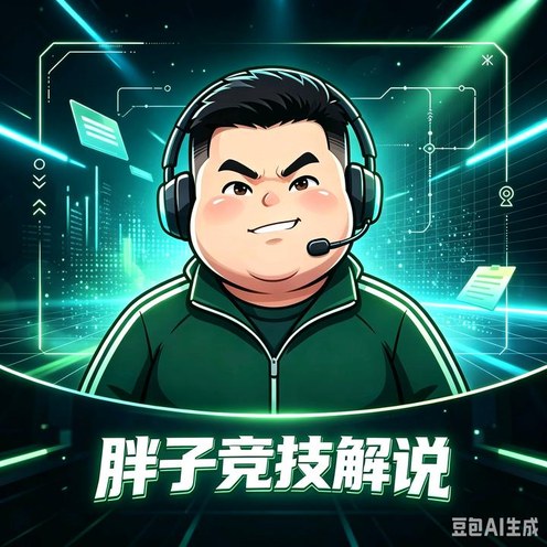 胖子竞技解说 抖音主页头像