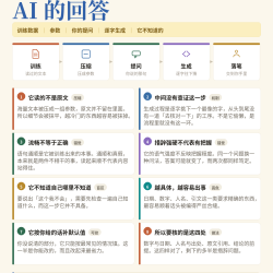拆开一次 AI 回答:它为什么会编