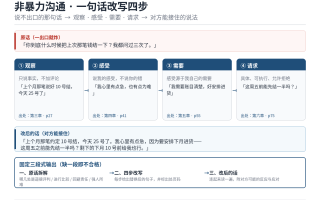 非暴力沟通 · 改写难开口的话