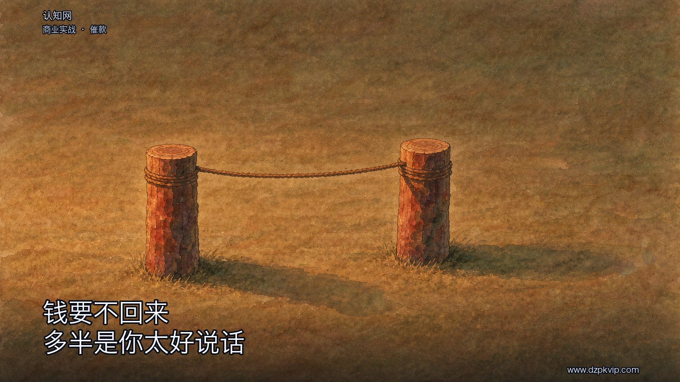 干地上隔开立着两根素木短桩,桩间牵着一条绷得笔直、没有一点松垂的绳;木桩与绳都无字无标记;午后暖光低低地斜过来,照在木桩和地面上;画面里没有人物,也没有任何文字